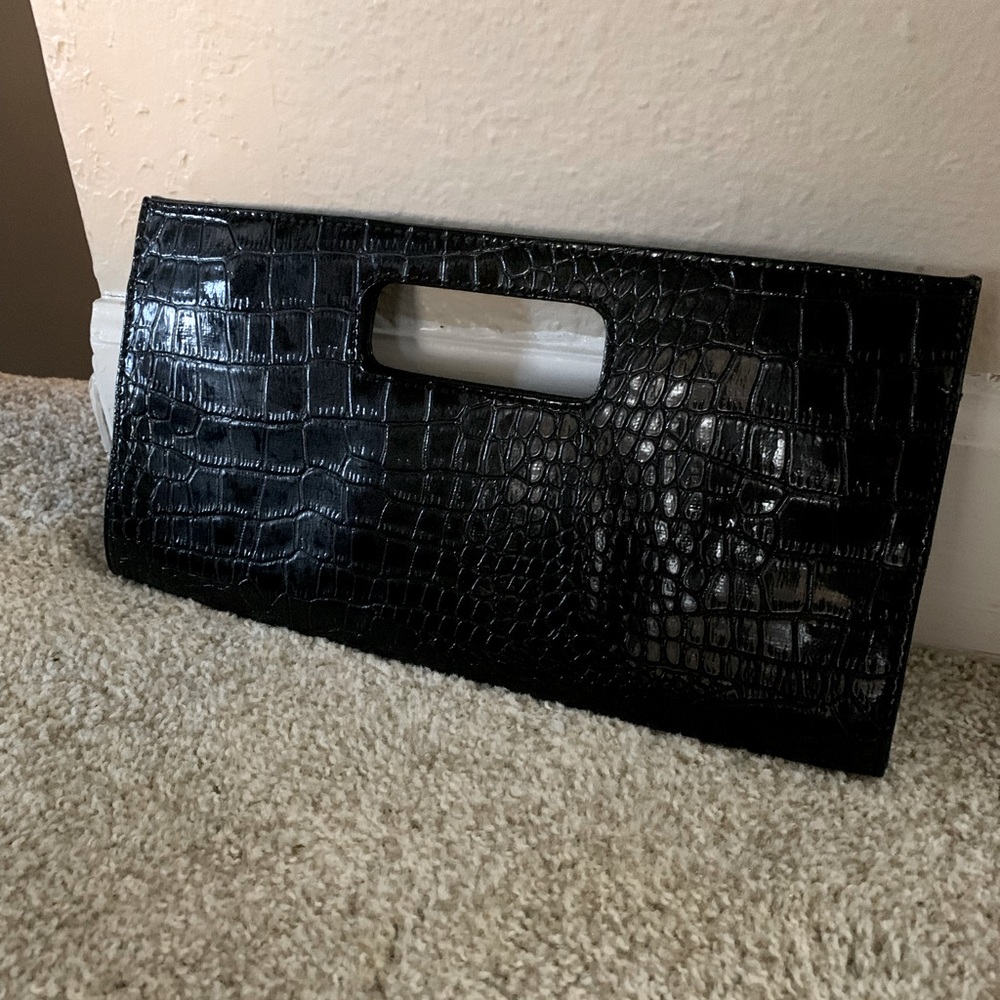 Faux Animal Skin Purse